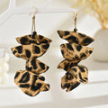 leaphard earrings