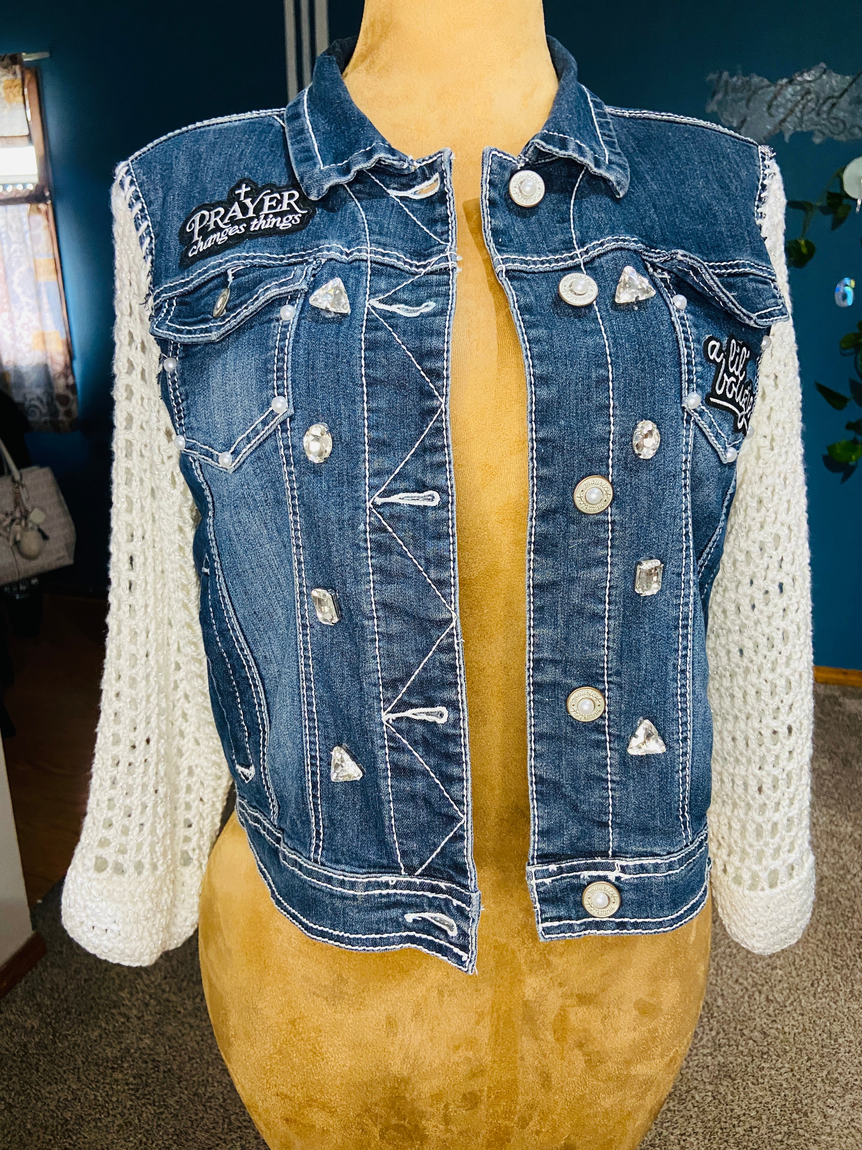 Up cycle Jean Jacket