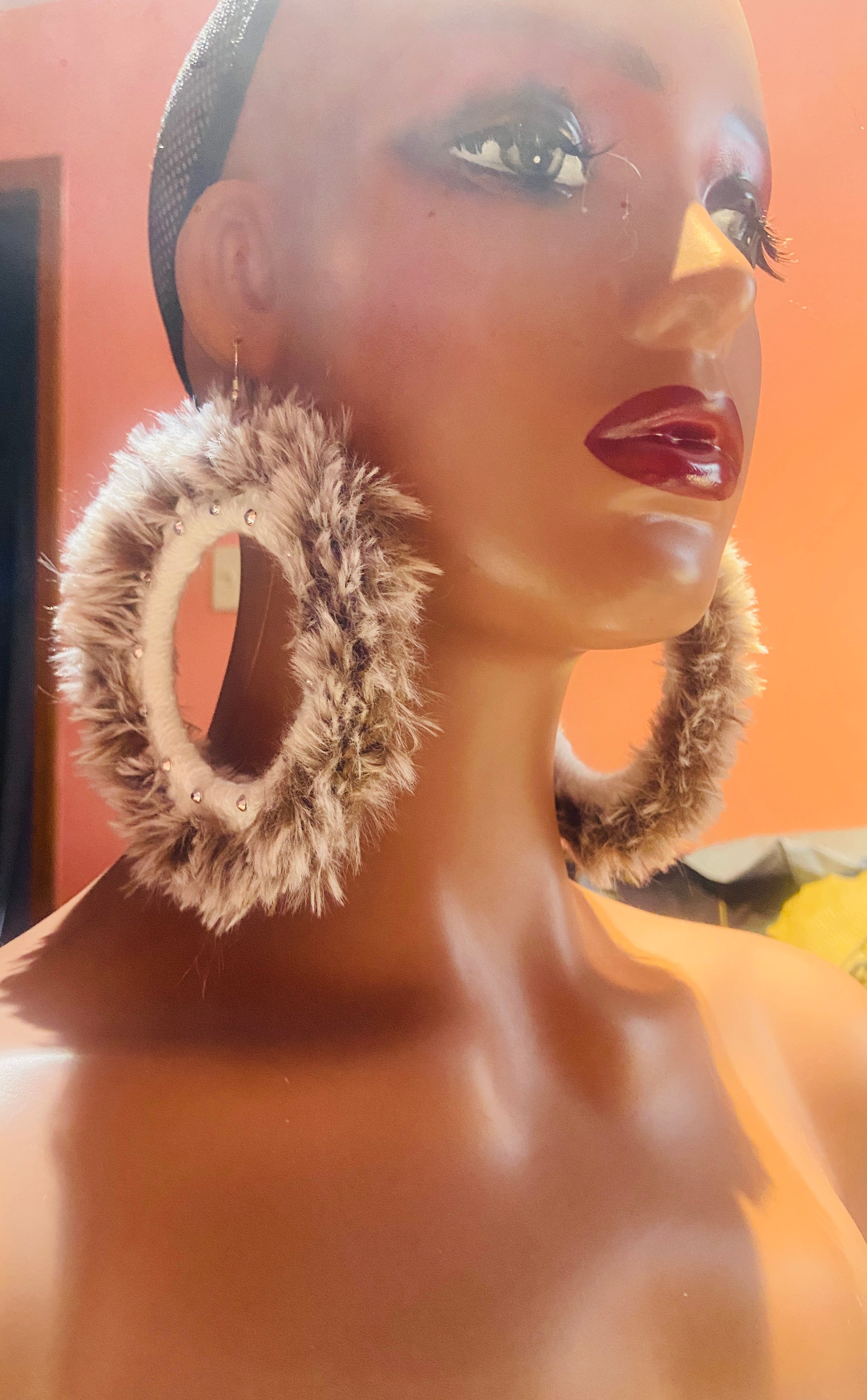 Jumbo fur Earrings